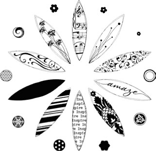 Technique Tuesday - Background & Image Stamp Sets - Loves Me Still  (sold individually)